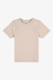 Chandail uni en jersey - Enfant garçon && BEIGE