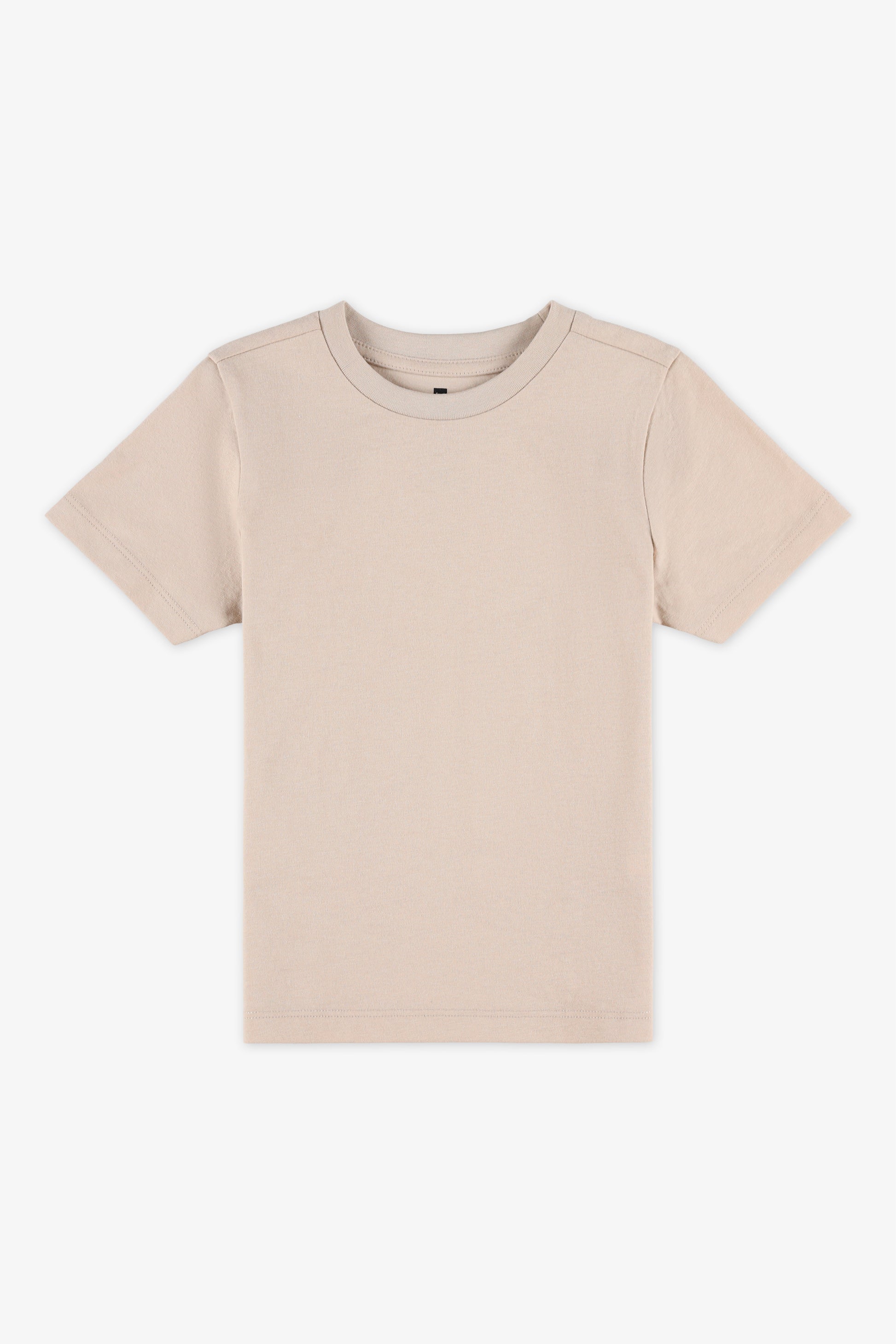 Chandail uni en jersey - Enfant garçon && BEIGE