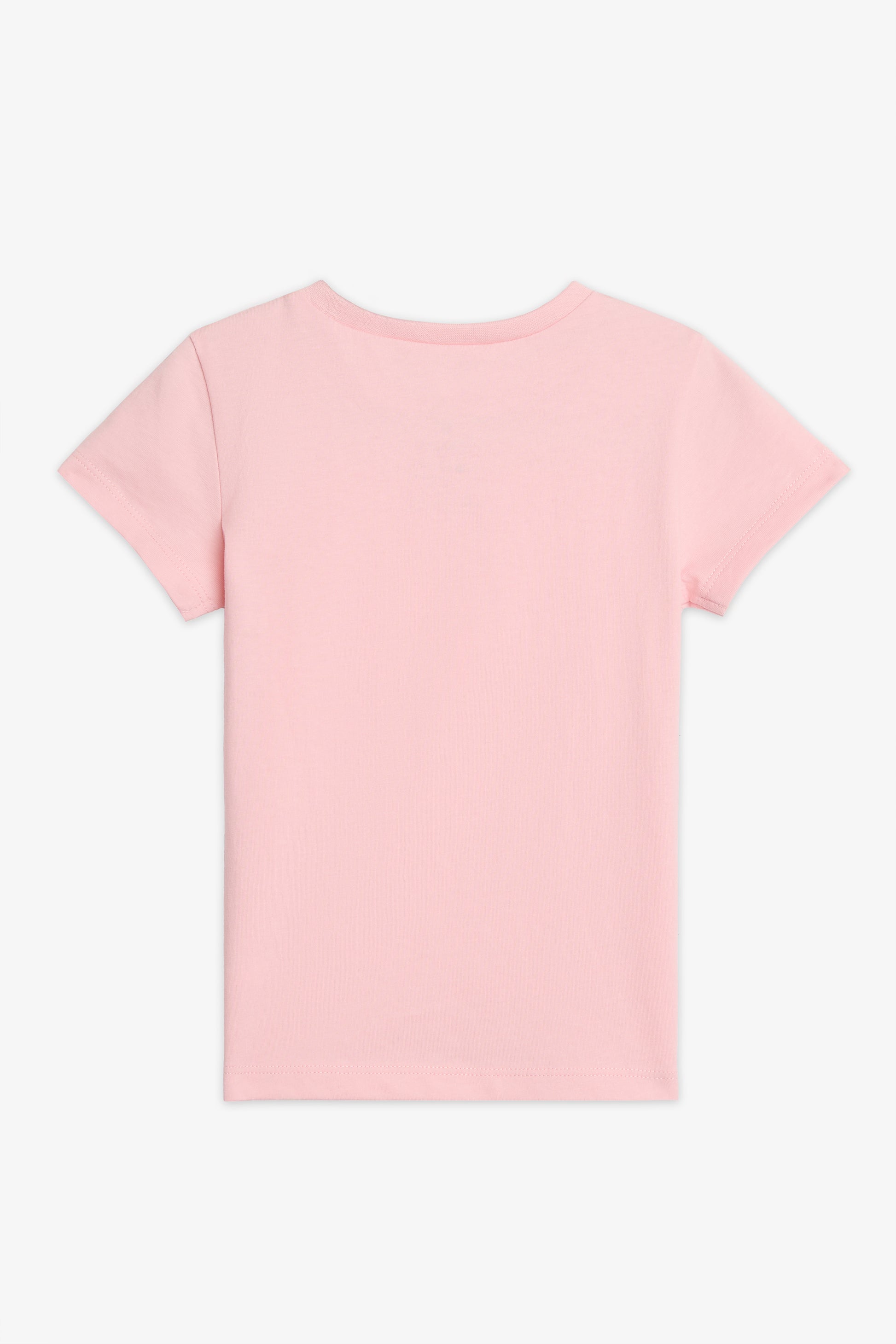 Chandail uni en jersey - Bébé fille && ROSE