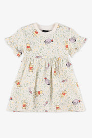 Robe à manches courtes Winnie l'Ourson - Bébé fille && BLANC CASSÉ/MULTI