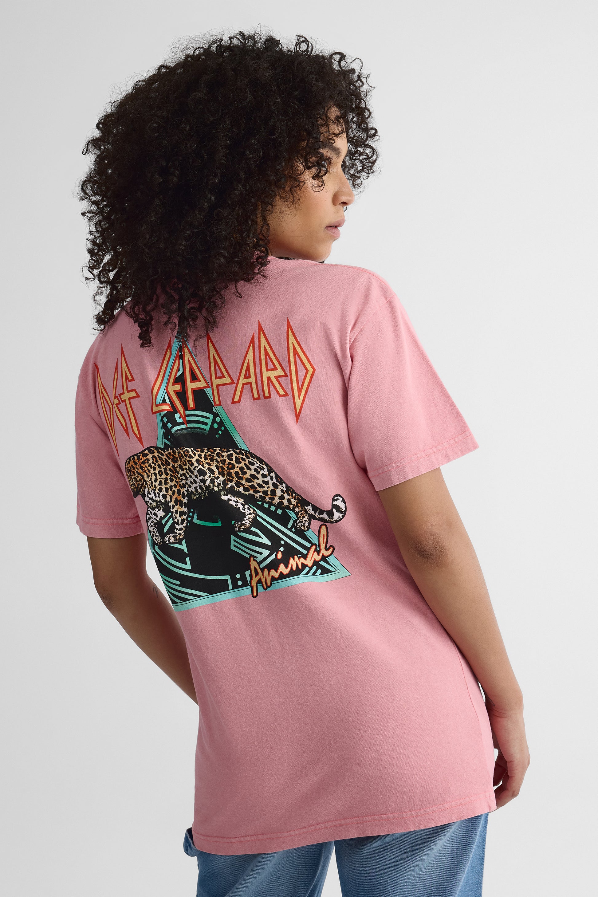 Chandail graphique Def Leppard - Jeune femme && ROSE