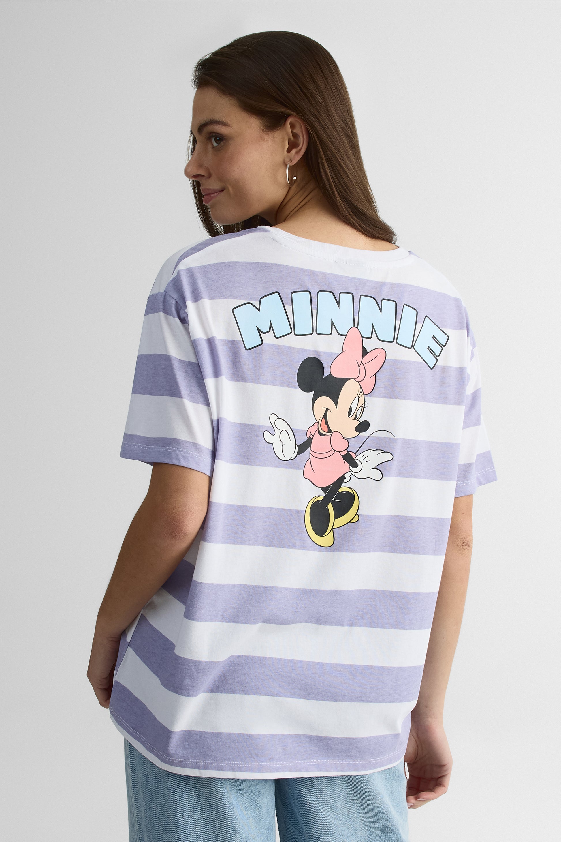 Chandail graphique loose fit - Jeune femme && LILAS MULTI