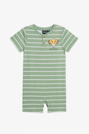 Barboteuse M/courtes Roi Lion - Bébé fille && VERT/MULTI