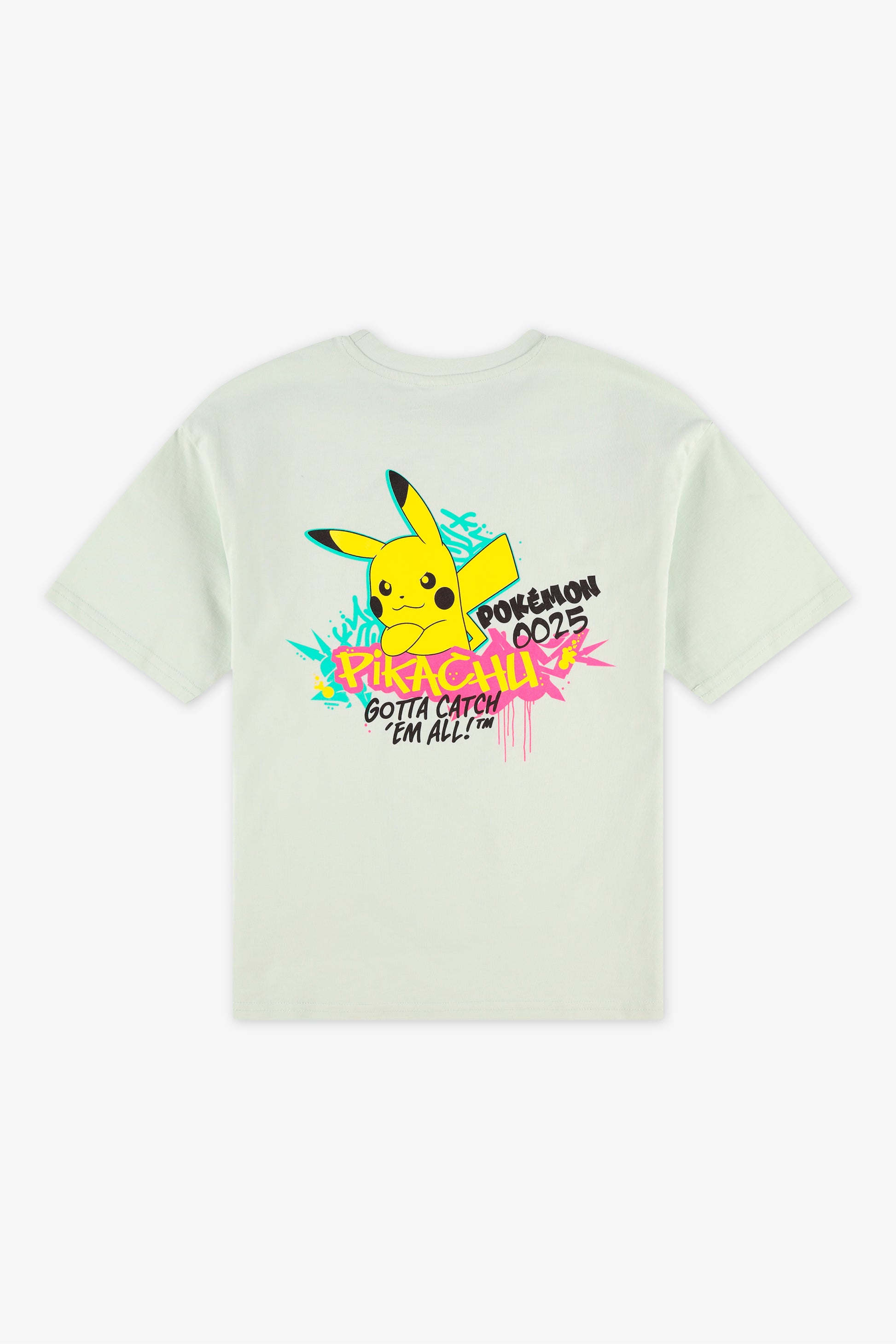 T-shirt Pokémon à manches courtes - Enfant garçon && VERT
