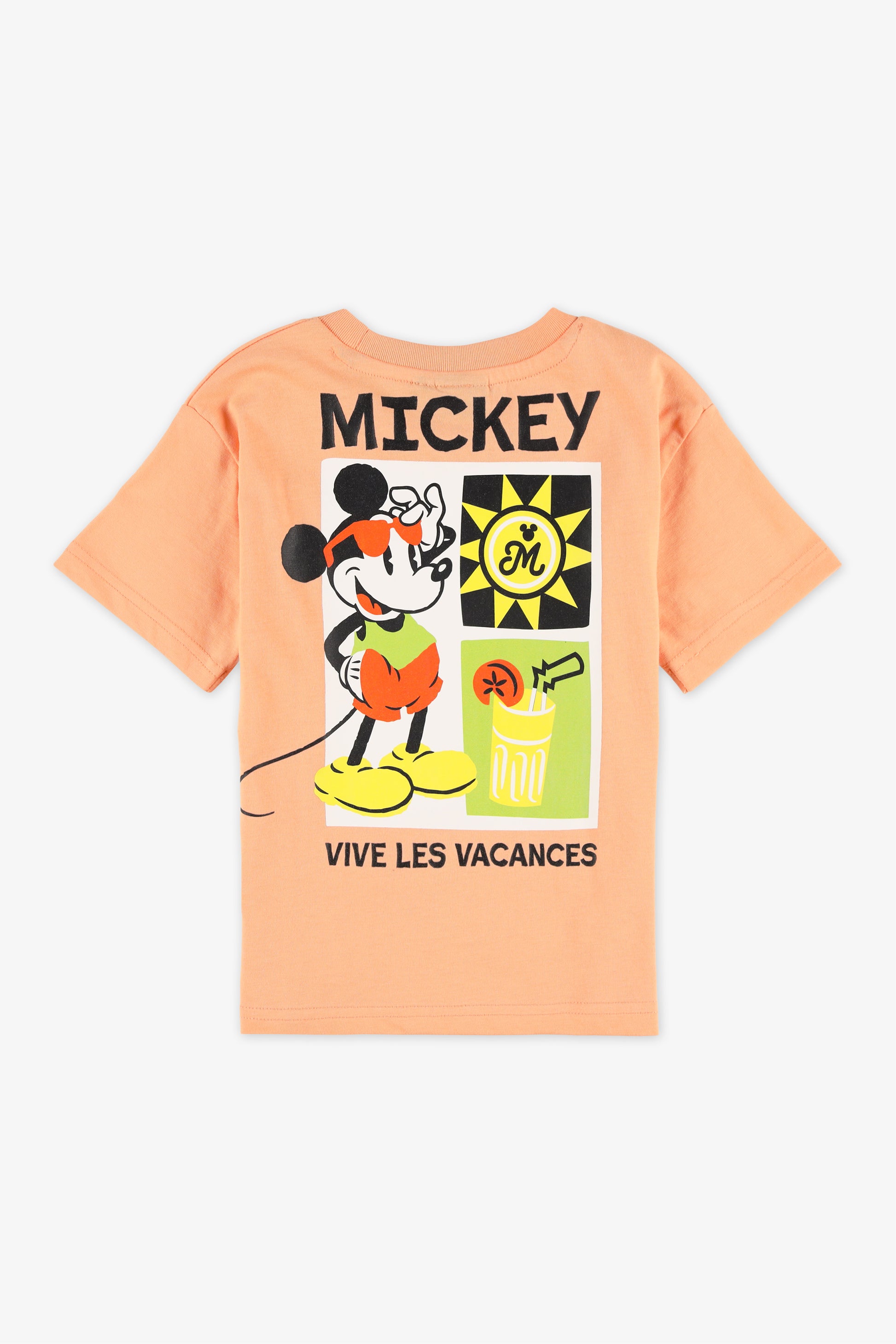 Chandail à manches courtes Mickey Mouse - Enfant garçon && ORANGE
