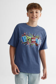 T-shirt Minecraft graphique recto-verso - Ado garçon && MARIN