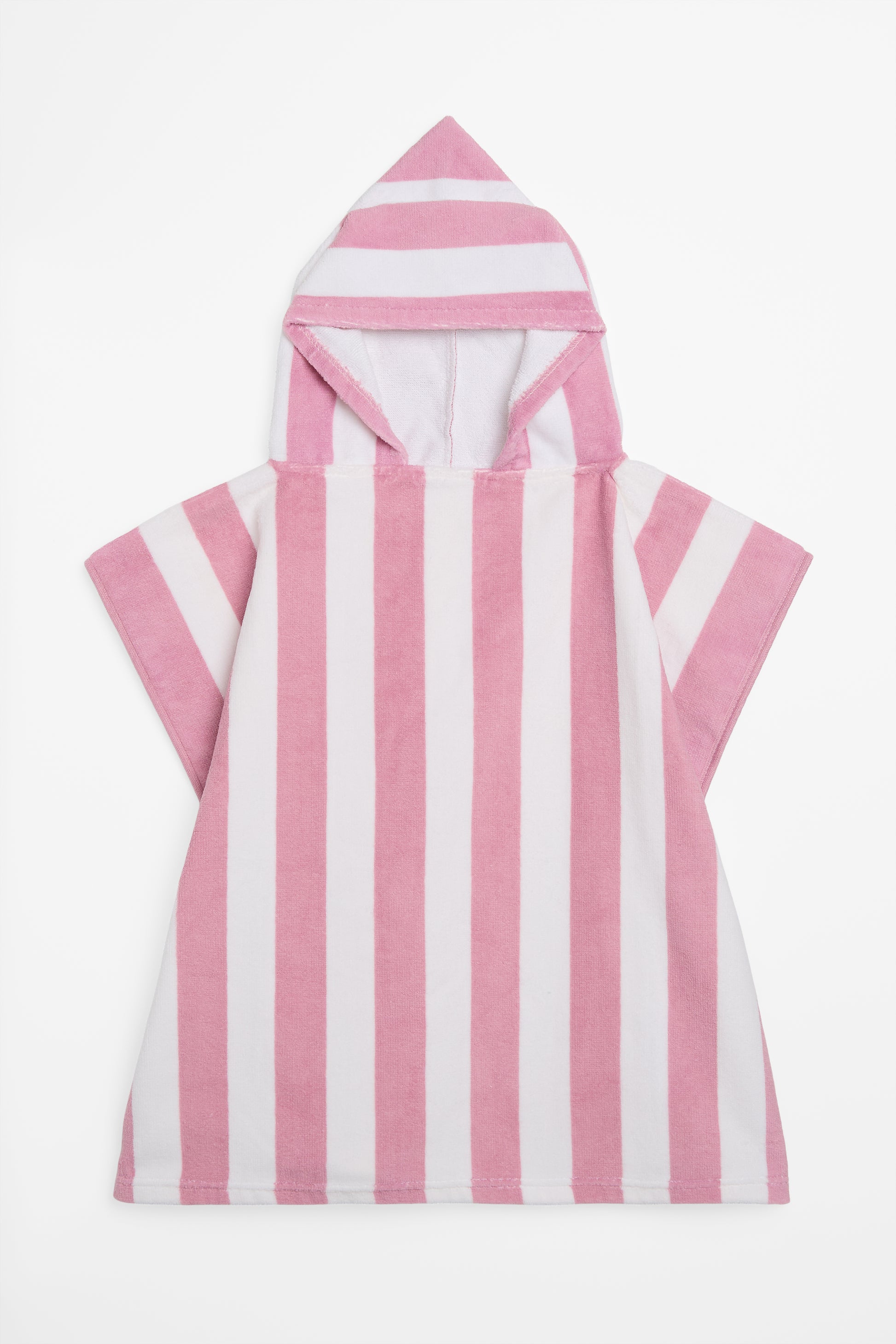 Serviette de plage à capuchon - Enfant && ROSE MULTI
