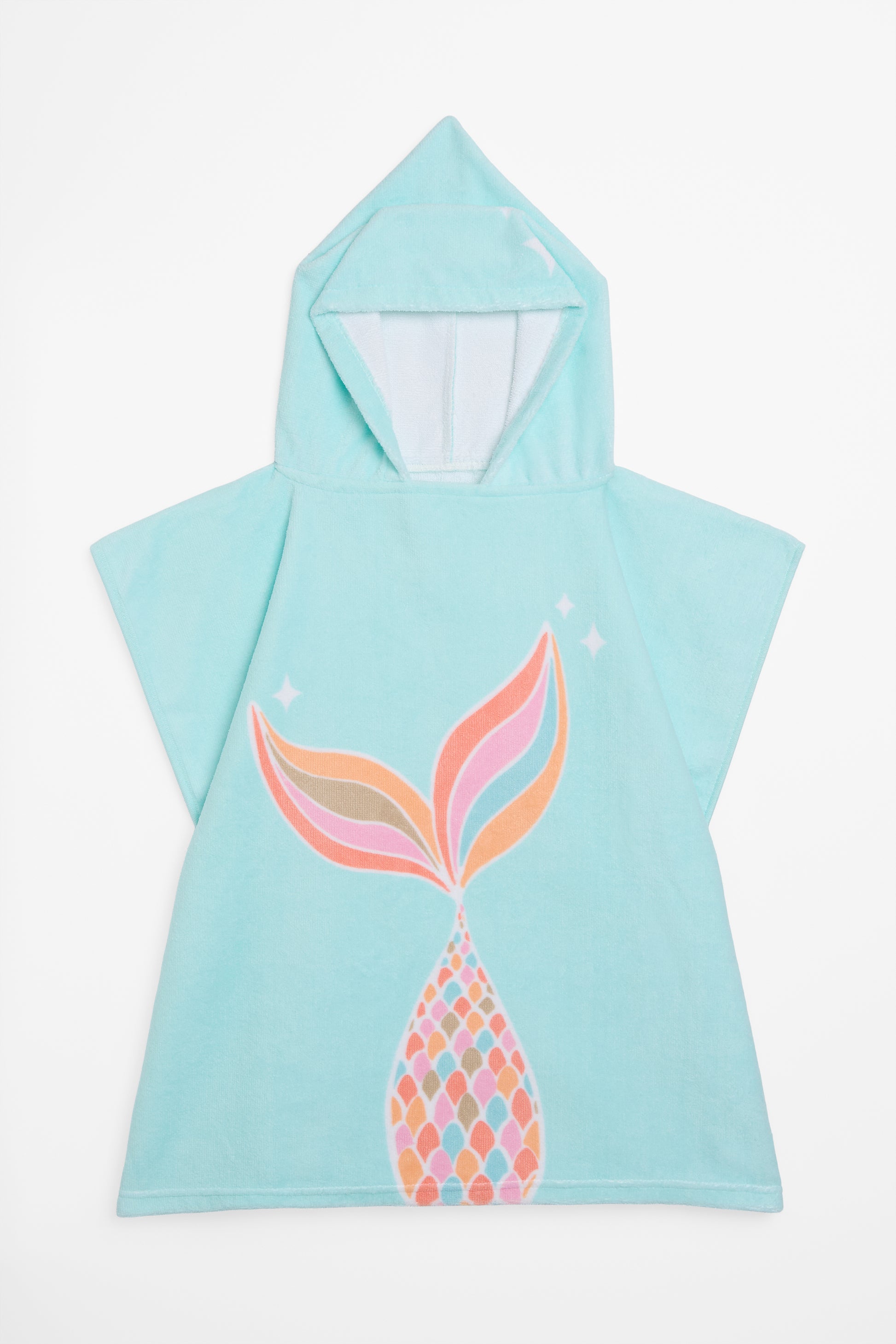 Serviette de plage à capuchon - Enfant && BLEU MULTI