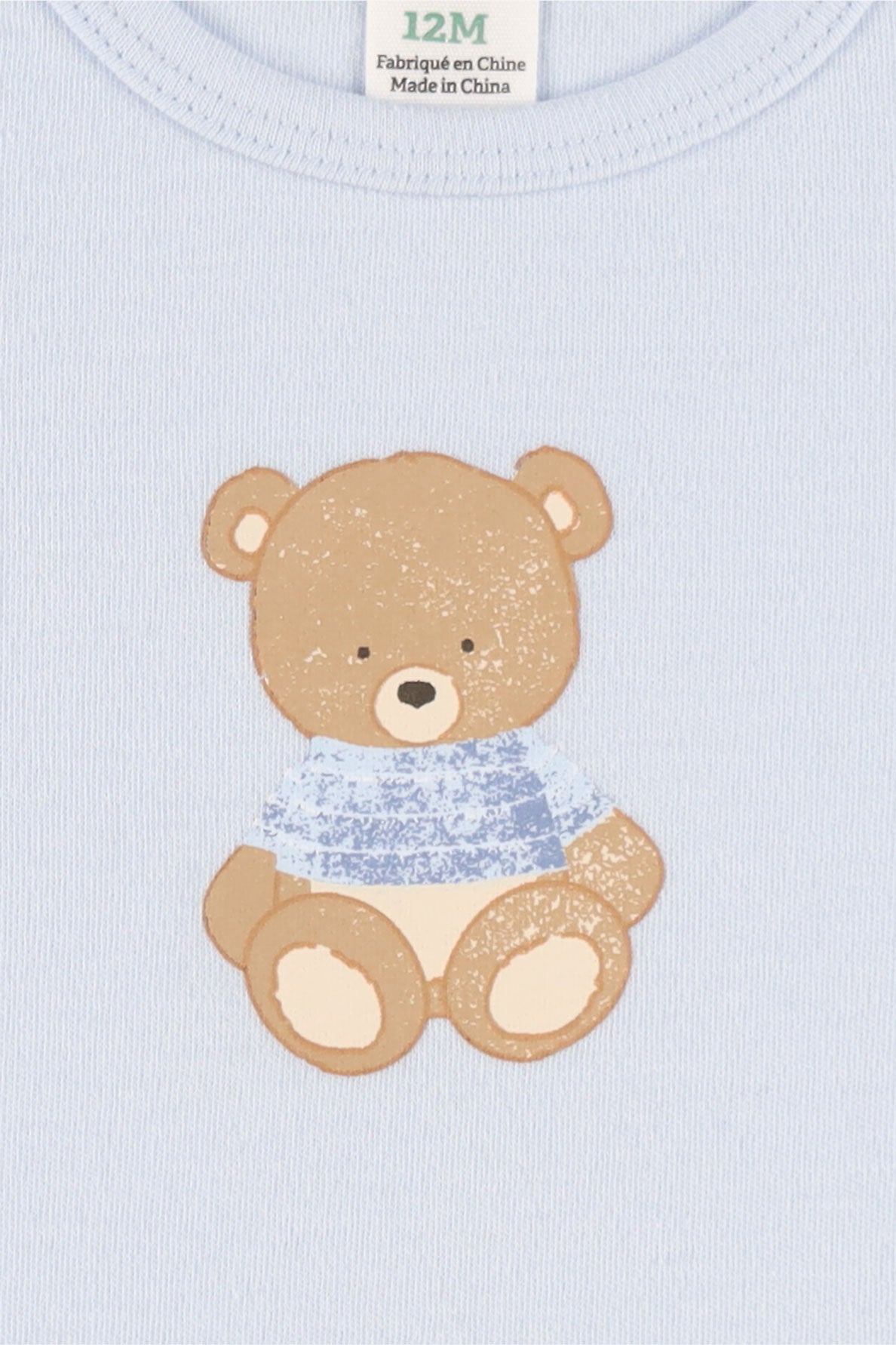Coffret 8 morceaux avec mitaines douces - Bébé garçon && BLEU