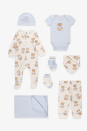 Coffret cadeau 8 morceaux bas rechange - Bébé garçon && BLEU