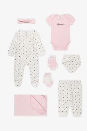 Ensemble cadeau retour de l'hôpital - Bébé fille && BLANC CASSÉ/MULTI