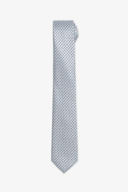Cravate à motifs - Ado garçon && BLANC MULTI