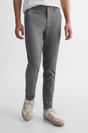Pantalon uni stretch à poches - Ado garçon && GRIS