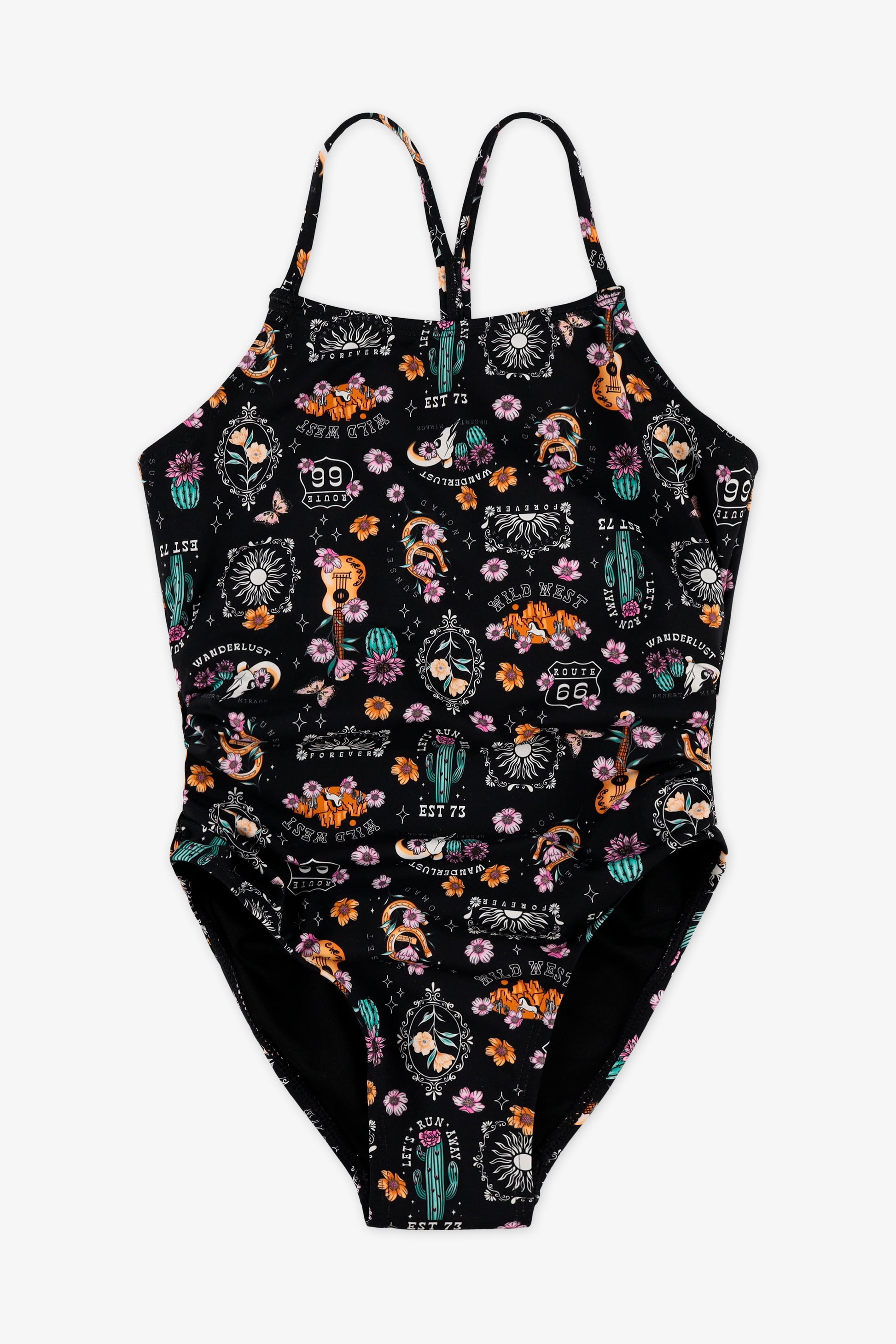 Maillot de bain 1 pièce - Ado fille && NOIR/MULTI