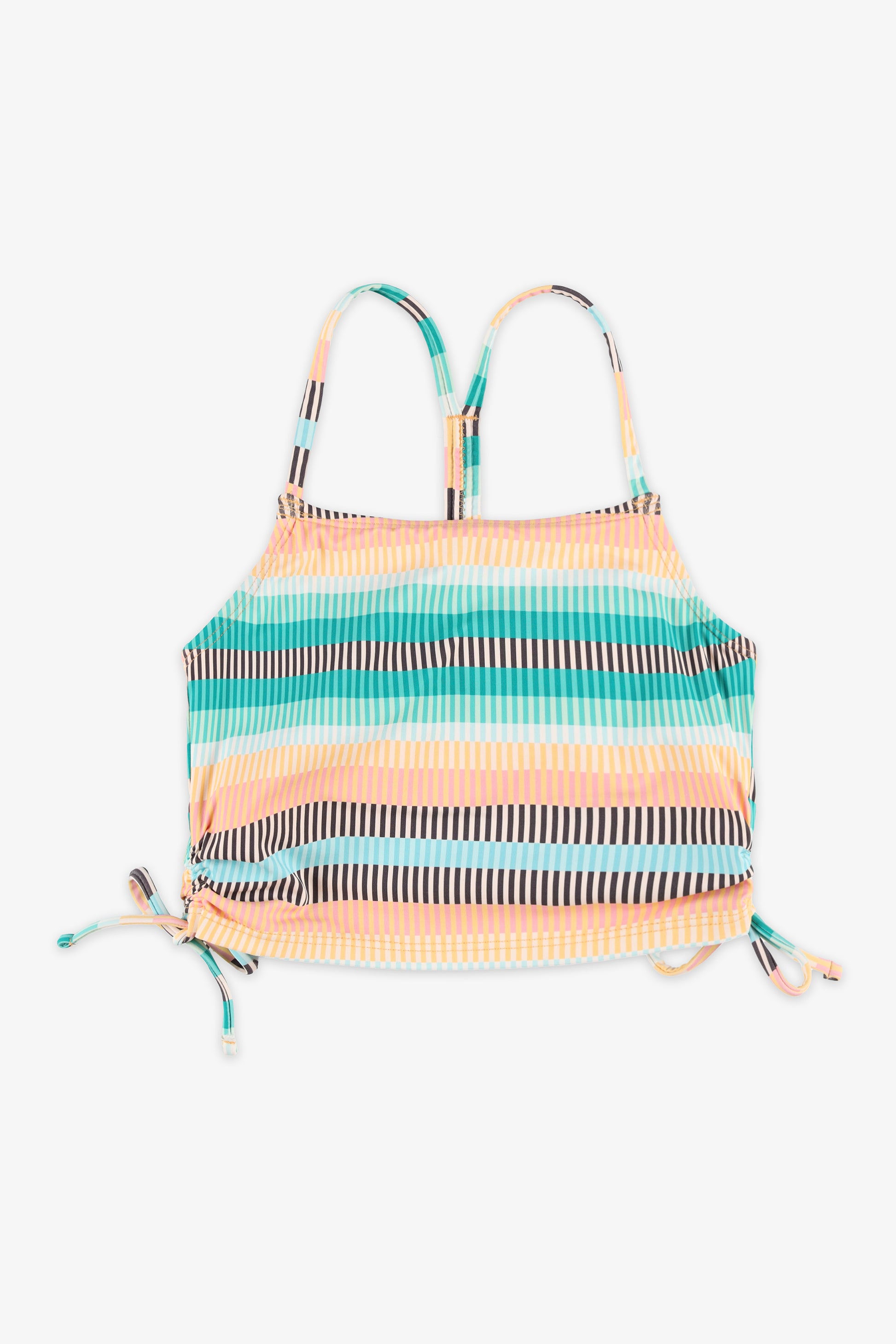 Haut de maillot mixte à motifs - Ado fille && SARCELLE/MULTI