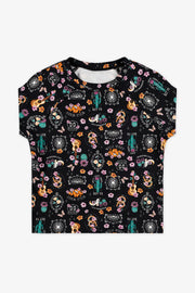 Gilet de plage imprimé - Ado fille && NOIR/MULTI
