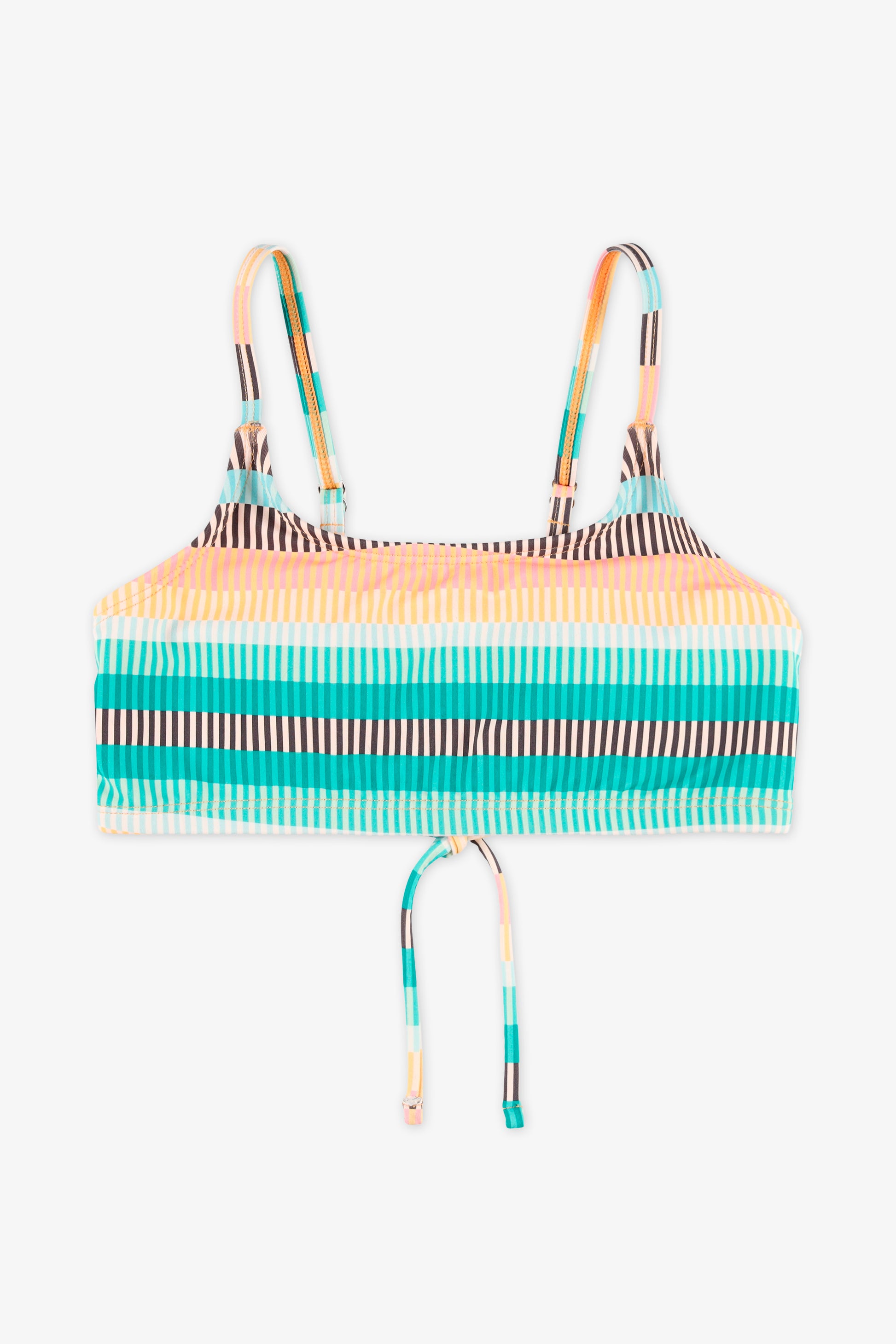 Haut de maillot mixte à lacet - Ado fille && SARCELLE/MULTI