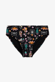 Culotte maillot imprimée - Ado fille && NOIR/MULTI