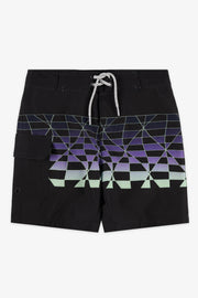 Maillot de bain short - Enfant garçon && NOIR/MULTI