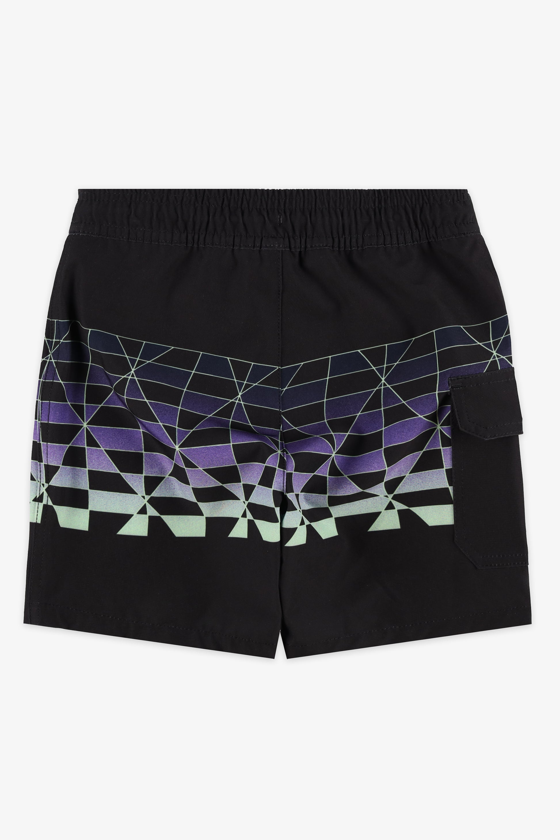 Maillot de bain short - Enfant garçon && NOIR/MULTI