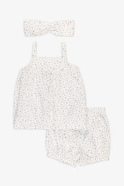 Ensemble 3 morceaux - Bébé fille && BLANC CASSÉ/MULTI
