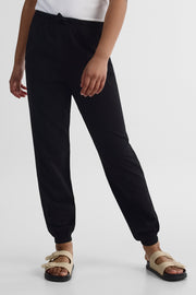 Pantalon jogger uni - Ado fille && NOIR
