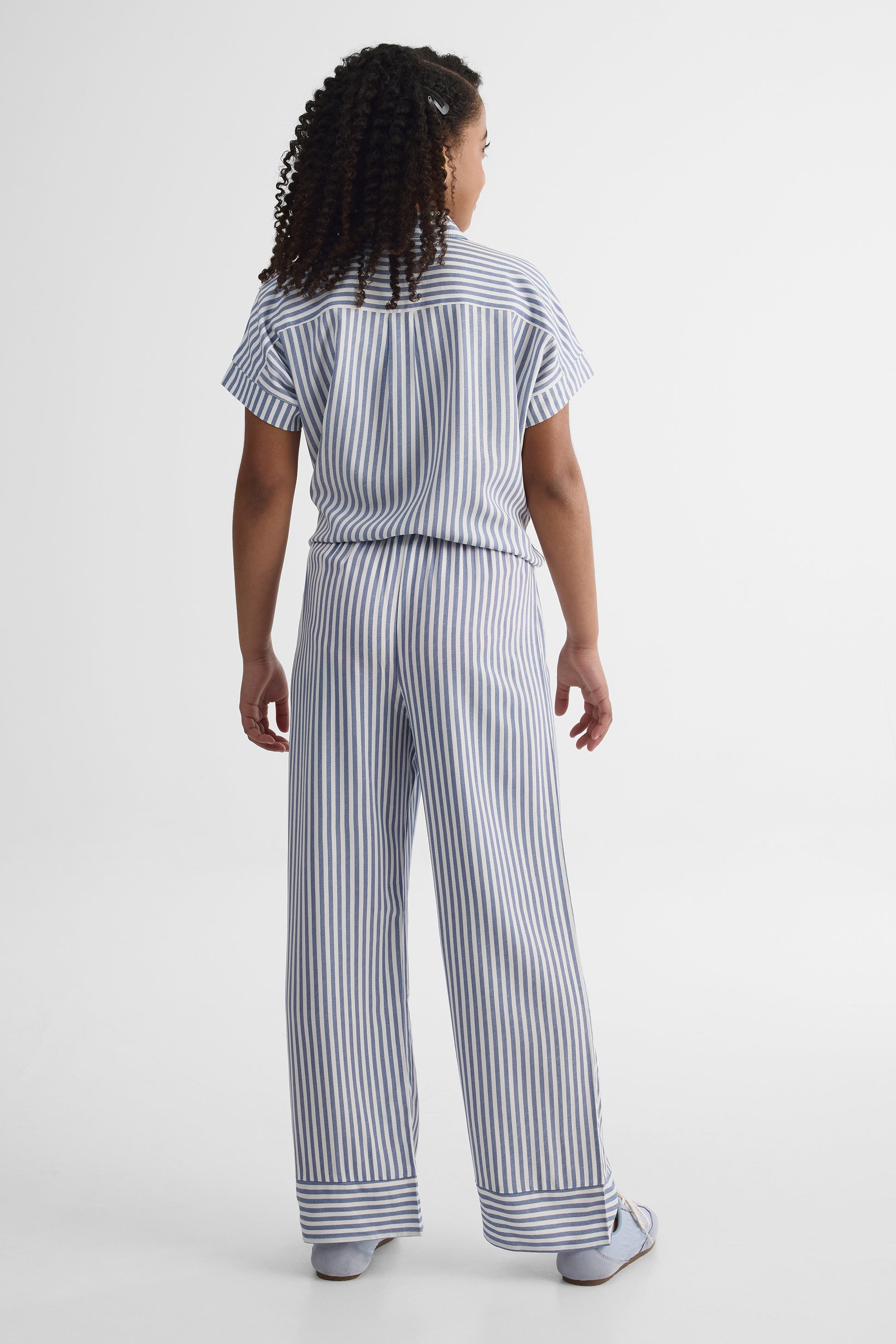 Pantalon pull-on à jambes larges - Ado fille && INDIGO