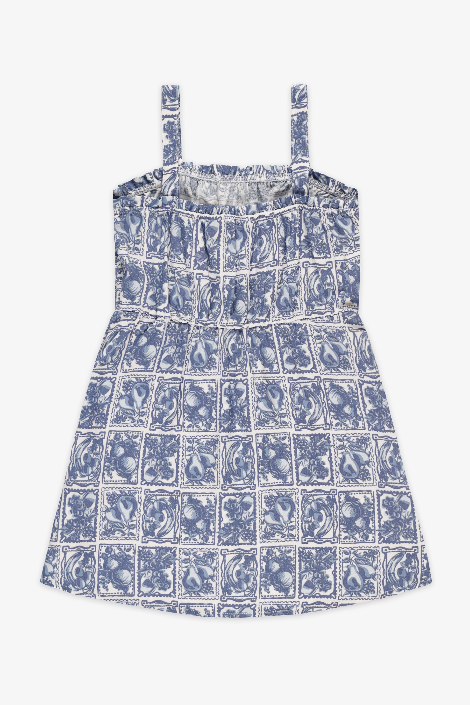 Robe sans manches imprimée - Enfant fille && BLEU MULTI