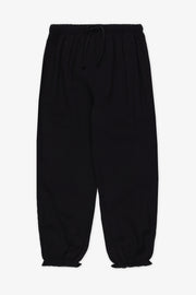 Pantalon jogger uni - Enfant fille && NOIR