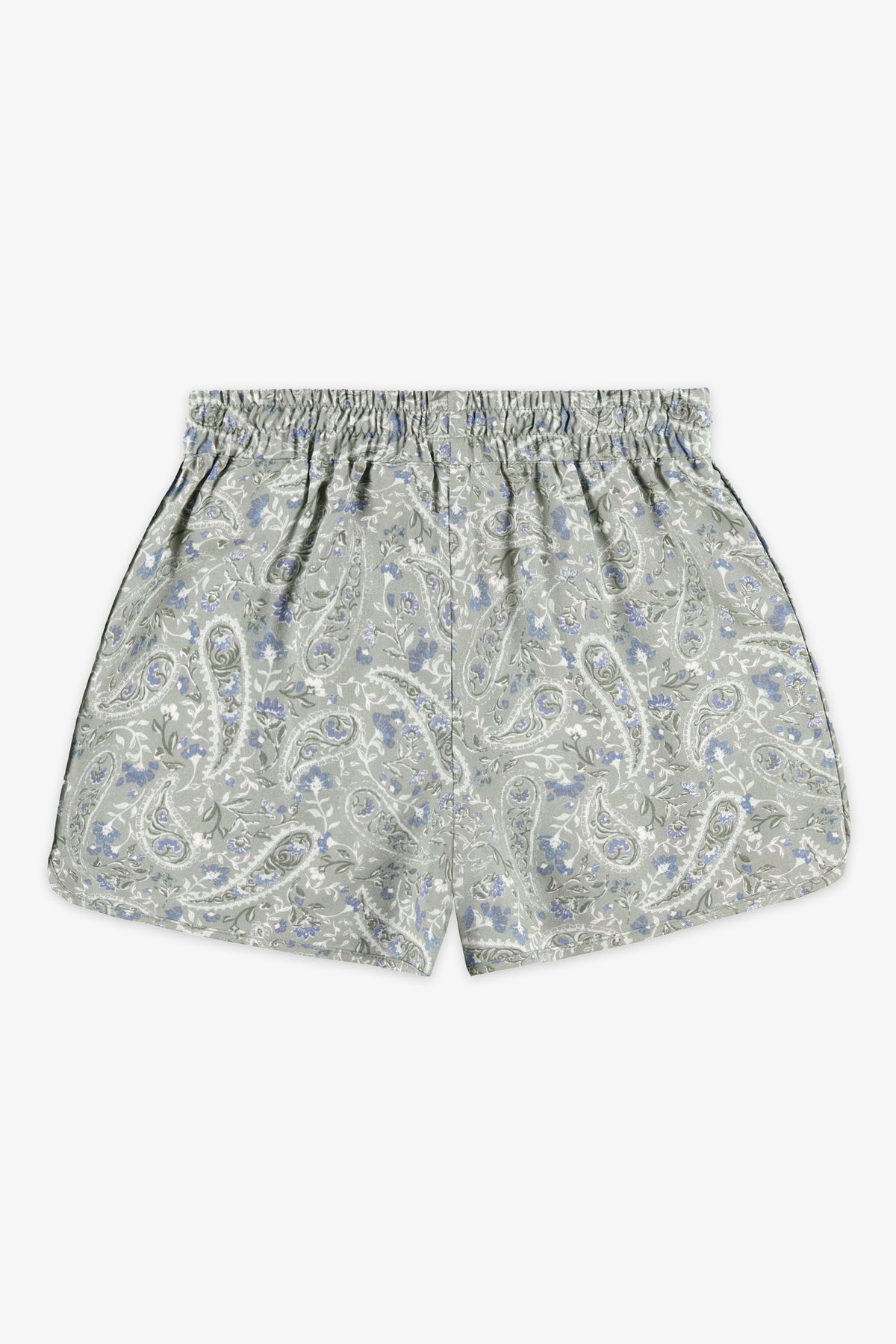 Robe d'été à fleurs - Femme && VERT/MULTI