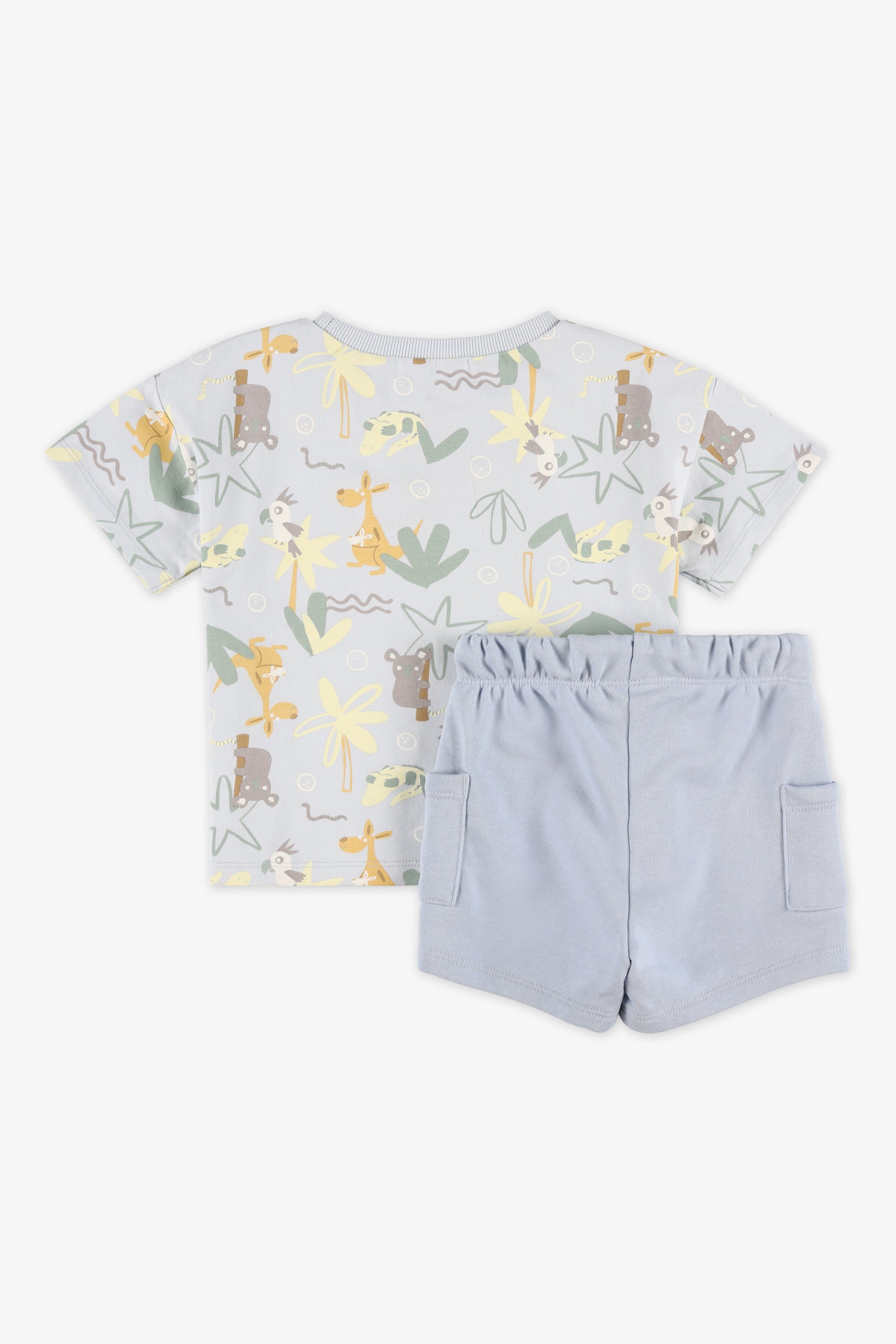 Ensemble 2 pièces - Bébé garçon && BLEU MULTI
