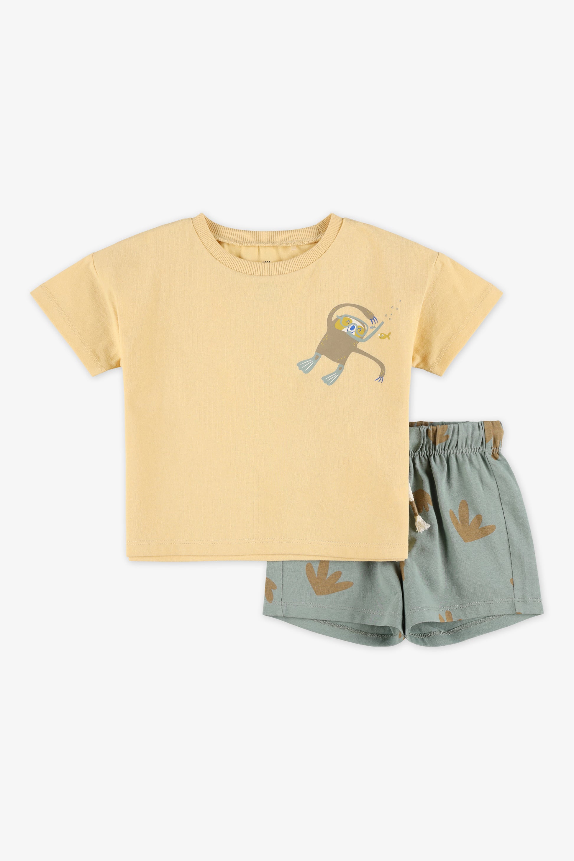 T-shirt à manches courtes - Bébé garçon && OCRE