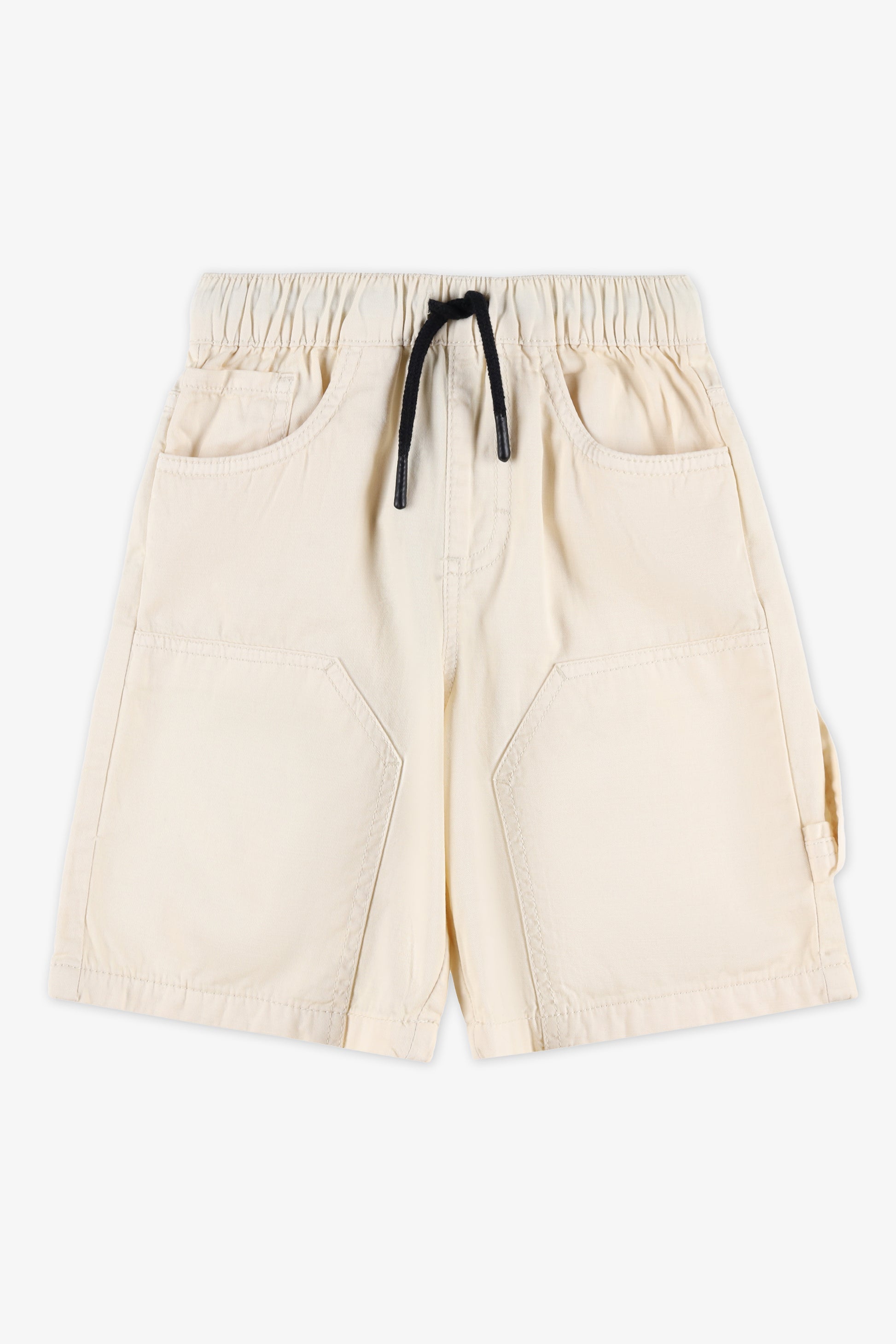 Short élastique à cordon - Enfant garçon && BEIGE