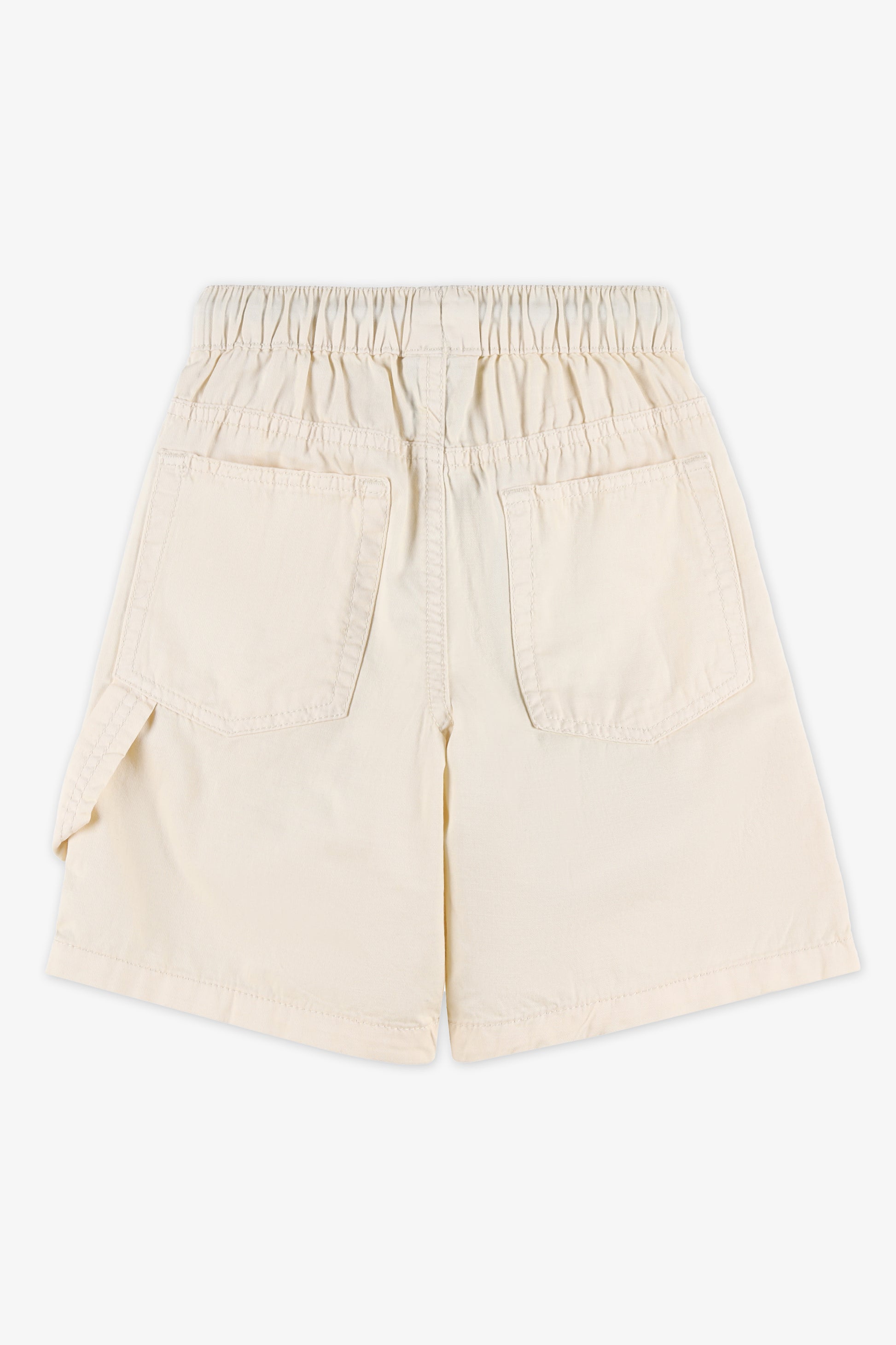 Short élastique à cordon - Enfant garçon && BEIGE
