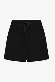 Short élastique à la taille - Garçon && NOIR