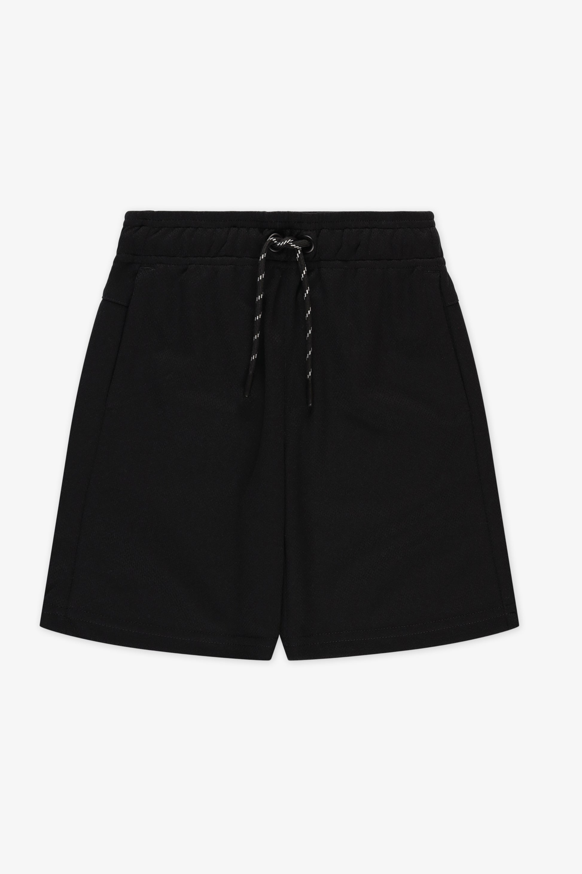 Short élastique à la taille - Garçon && NOIR
