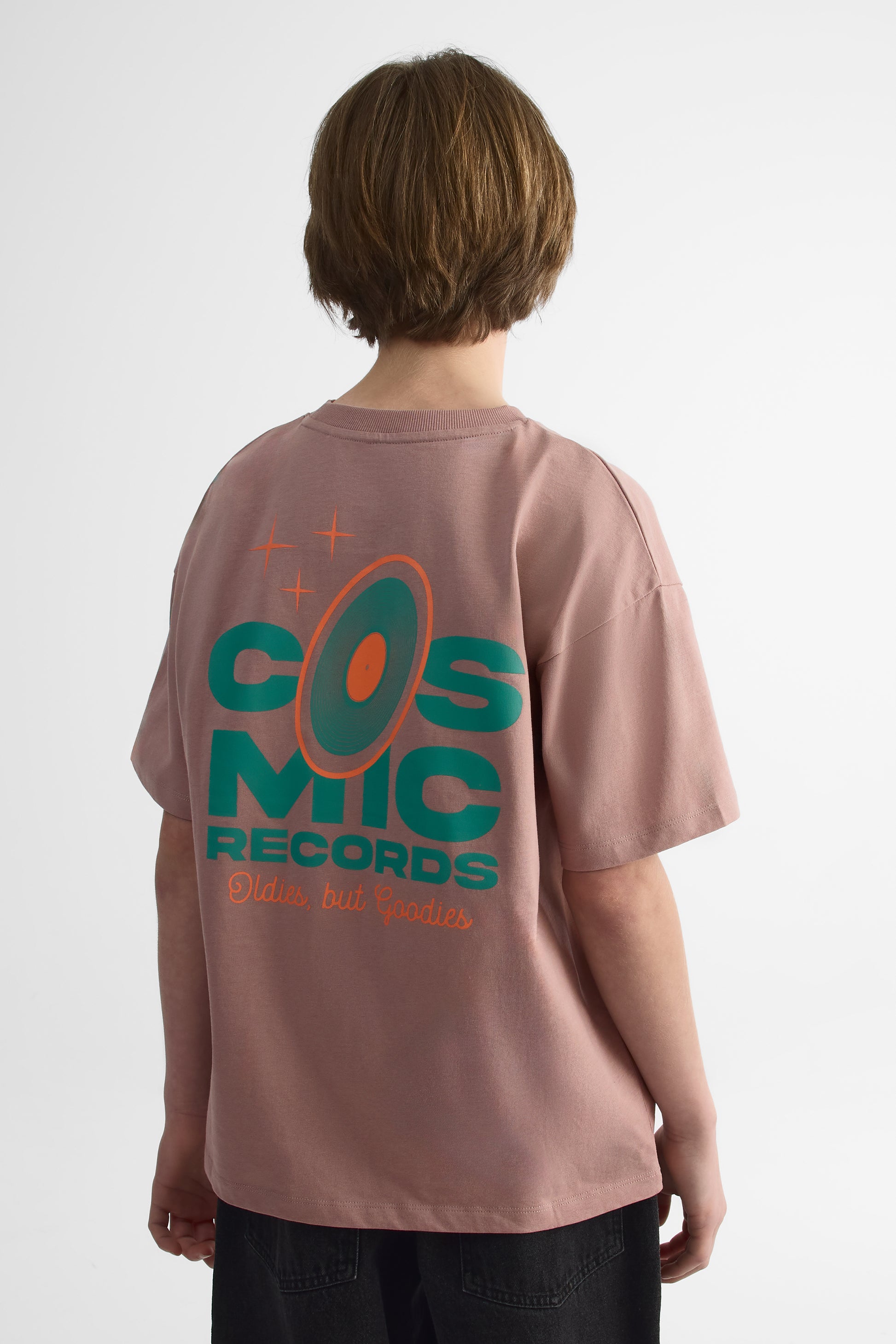 T-shirt à manches courtes oversize - Ado garçon && LAVANDE