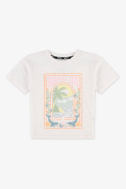 Chandail à épaules tombantes - Enfant fille && BLANC