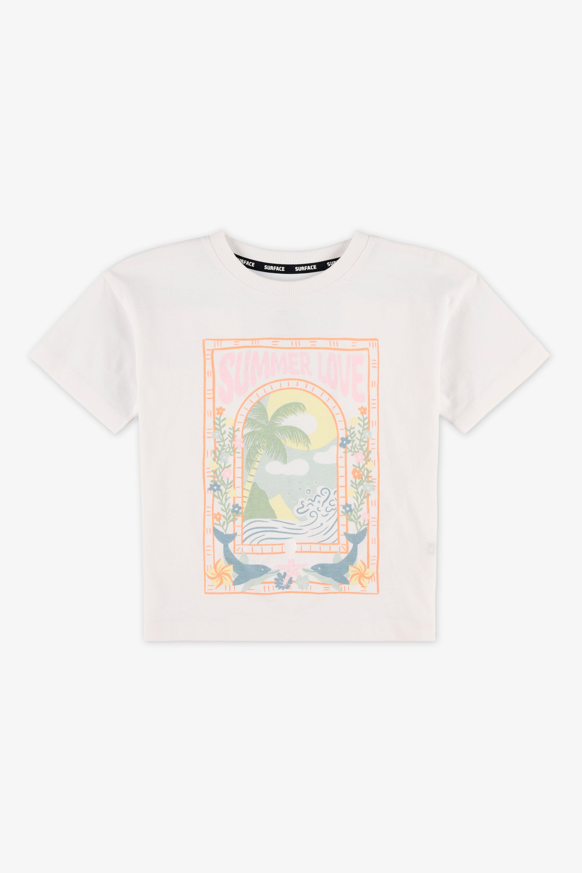 Chandail à épaules tombantes - Enfant fille && BLANC