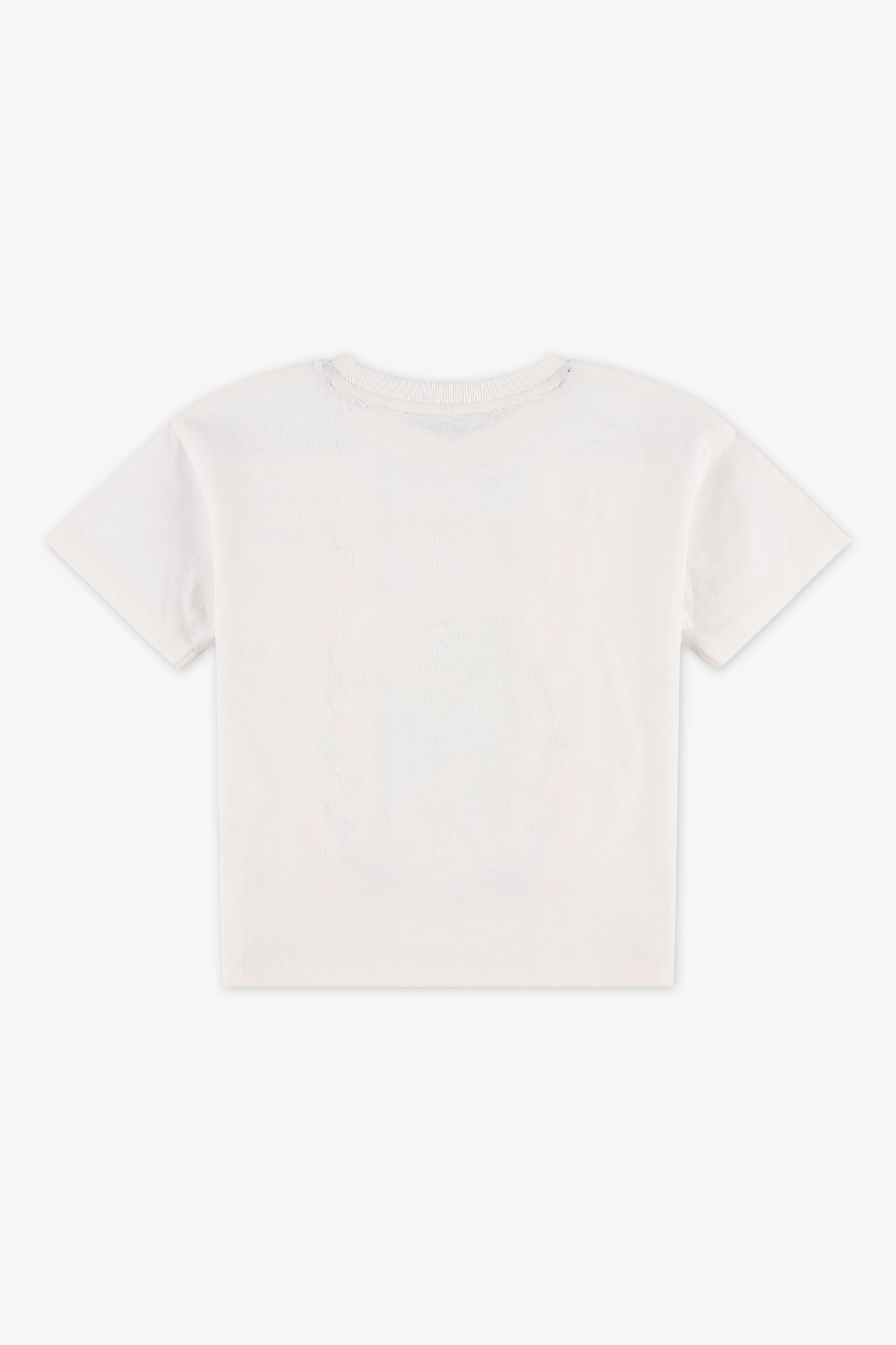 Chandail à épaules tombantes - Enfant fille && BLANC