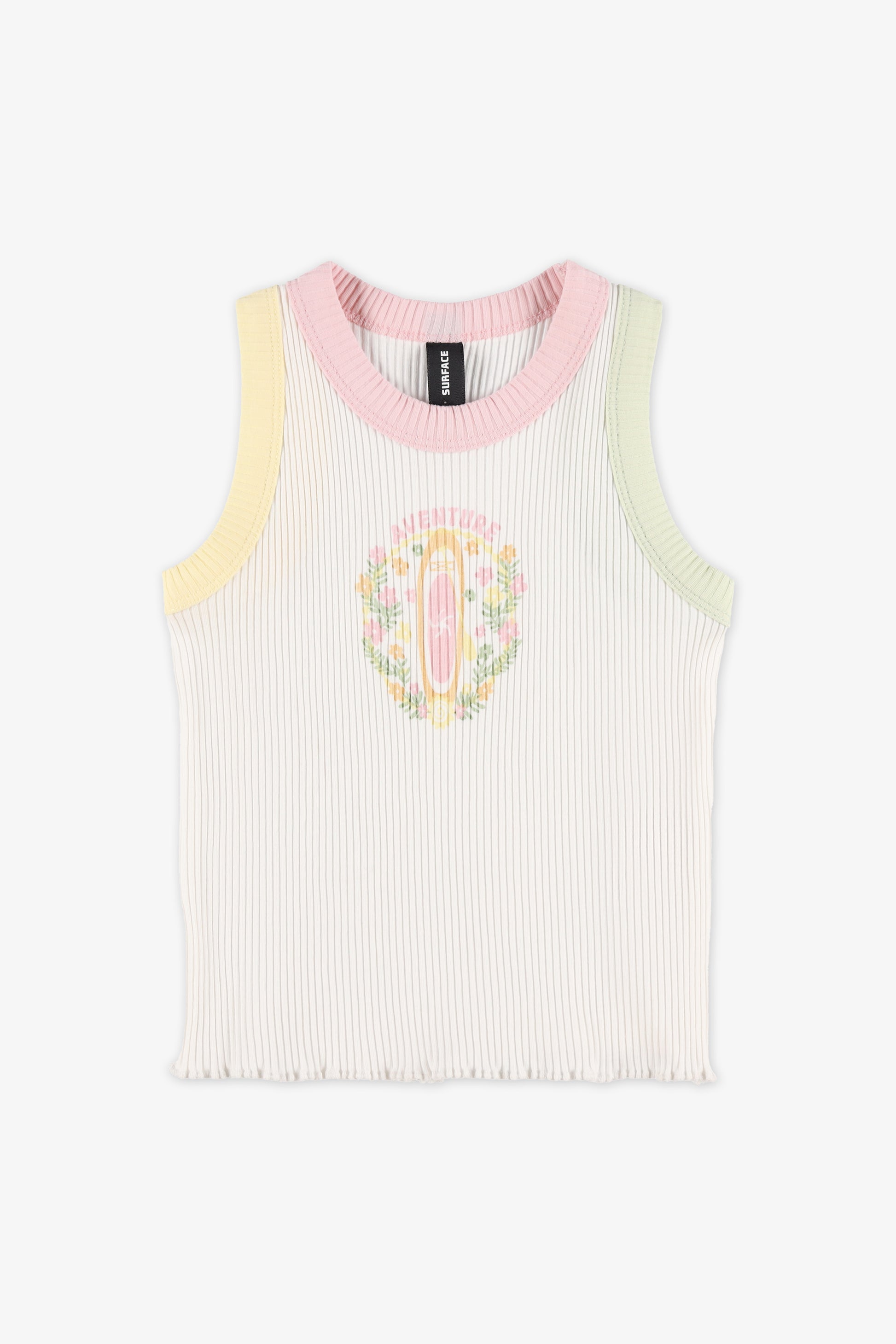 Camisole graphique en stretch - Enfant fille && BLANC
