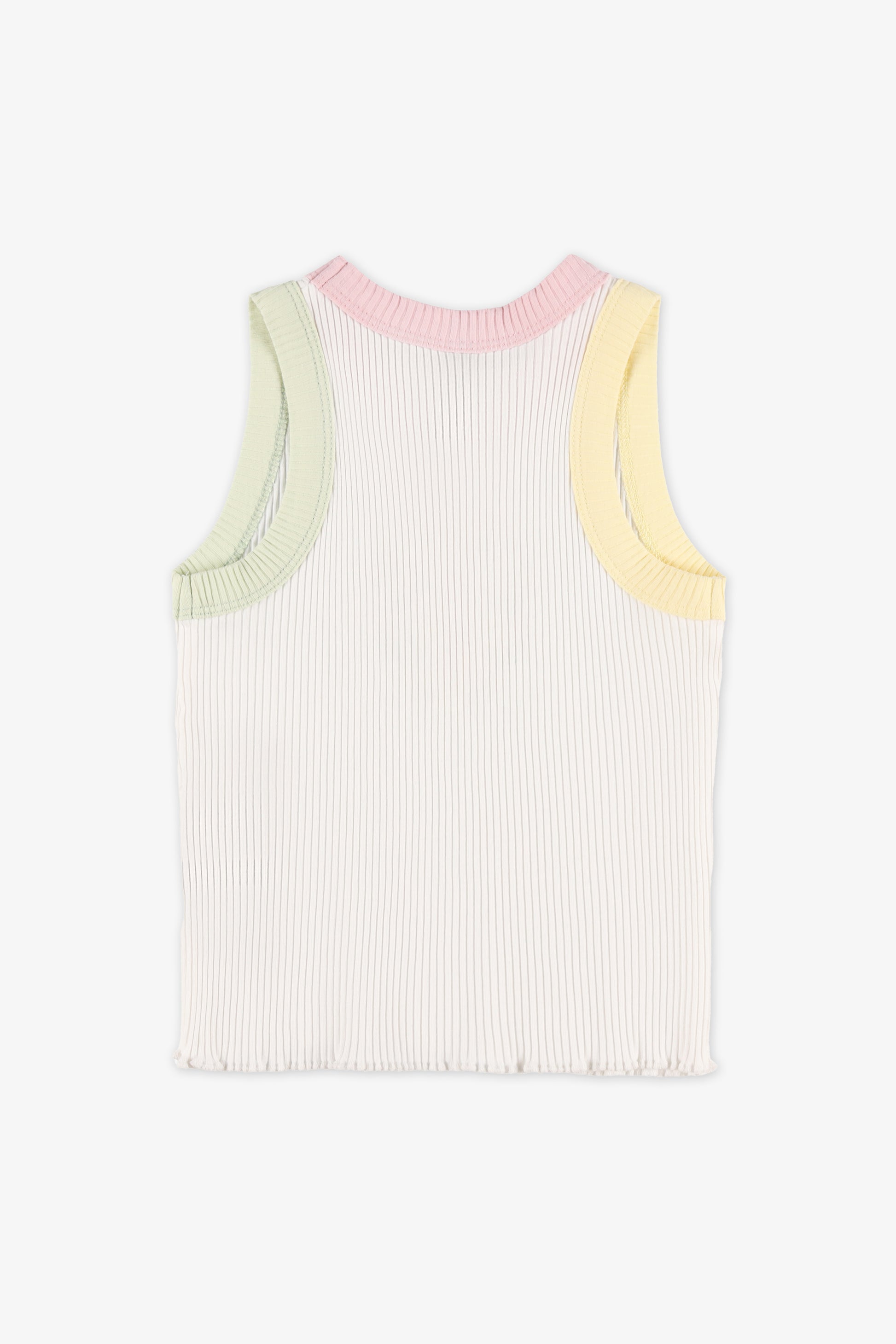Camisole graphique en stretch - Enfant fille && BLANC