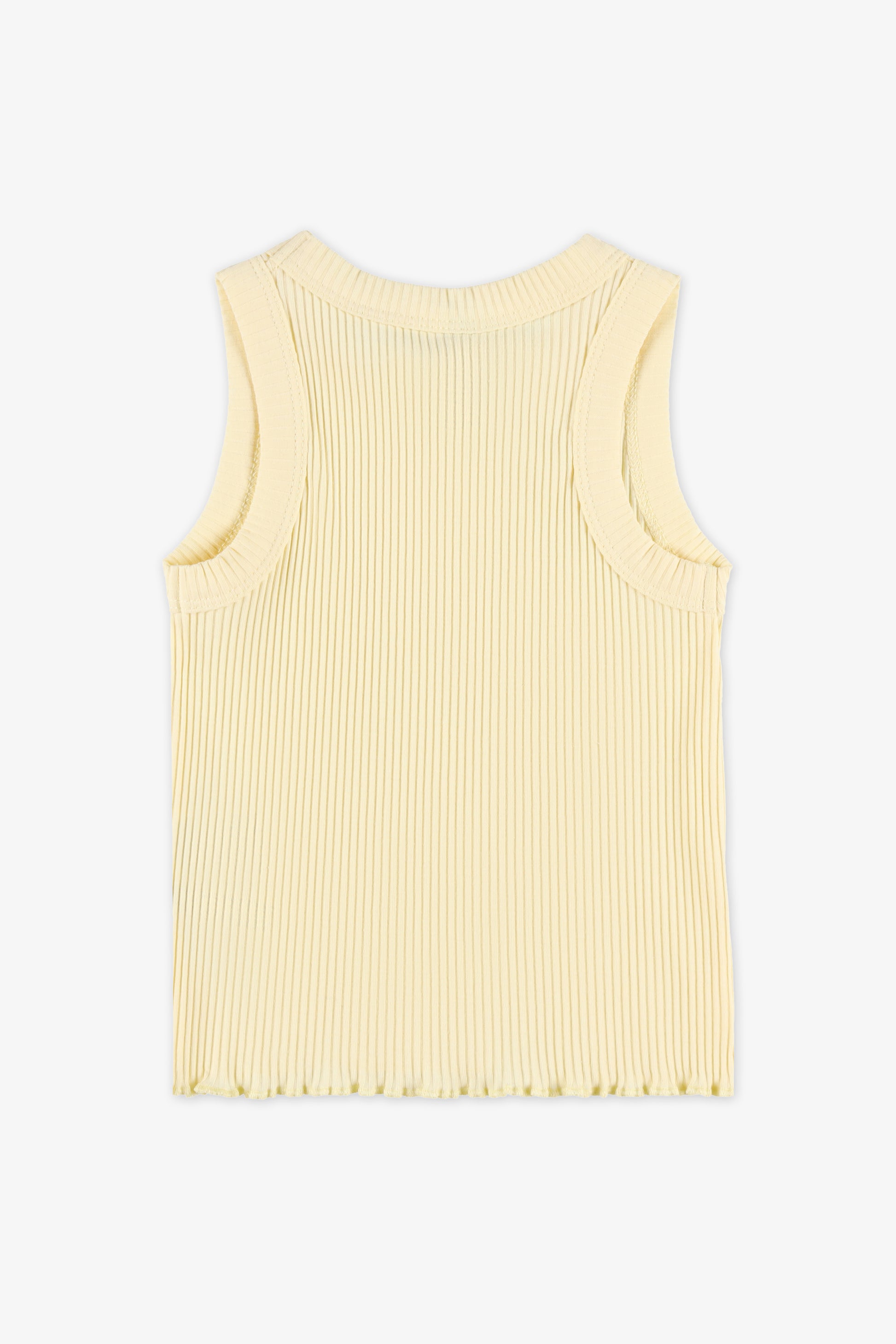 Camisole graphique en stretch - Enfant fille && JAUNE
