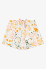 T-shirt à motifs imprimés - Enfant fille && BLANC MULTI
