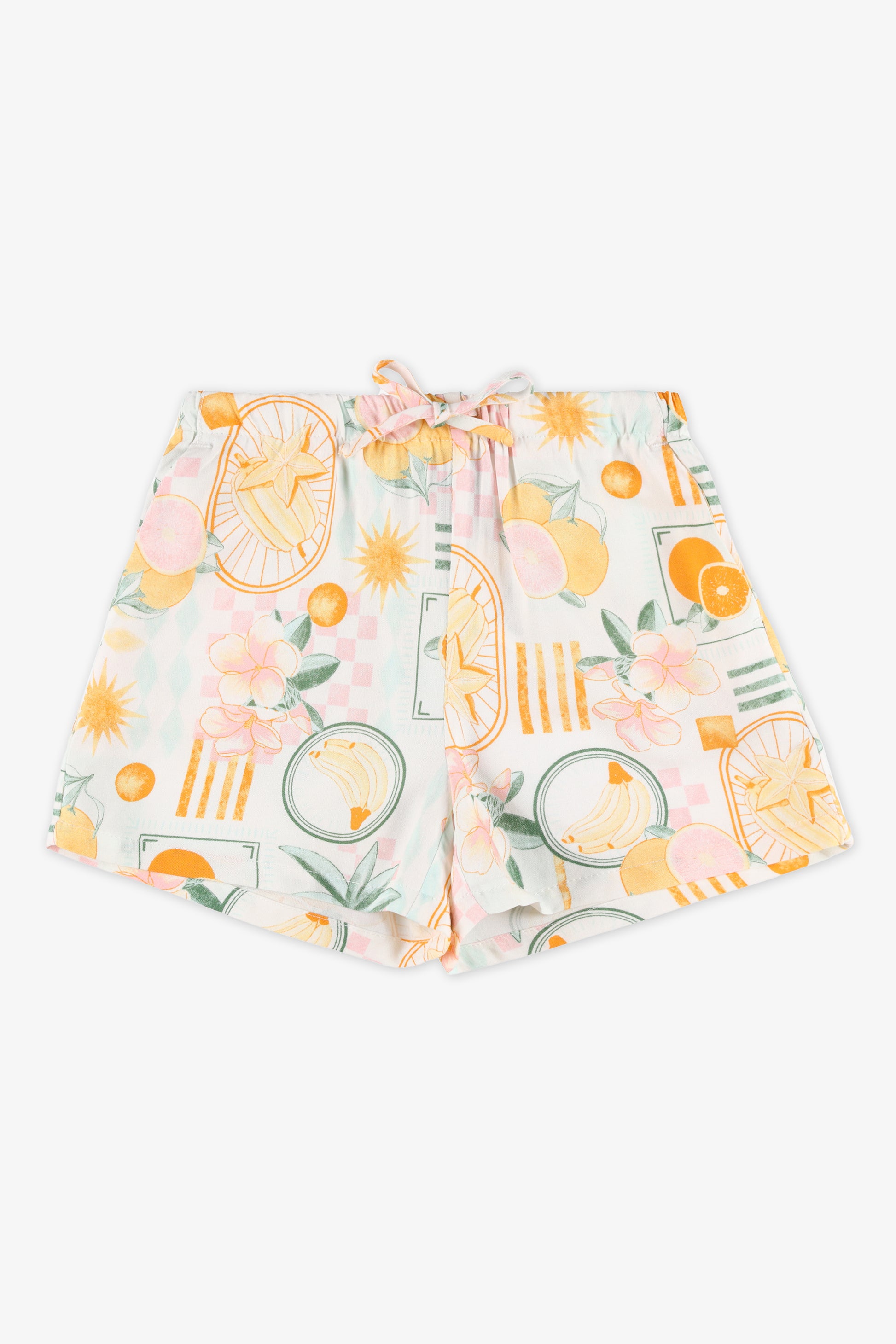 T-shirt à motifs imprimés - Enfant fille && BLANC MULTI