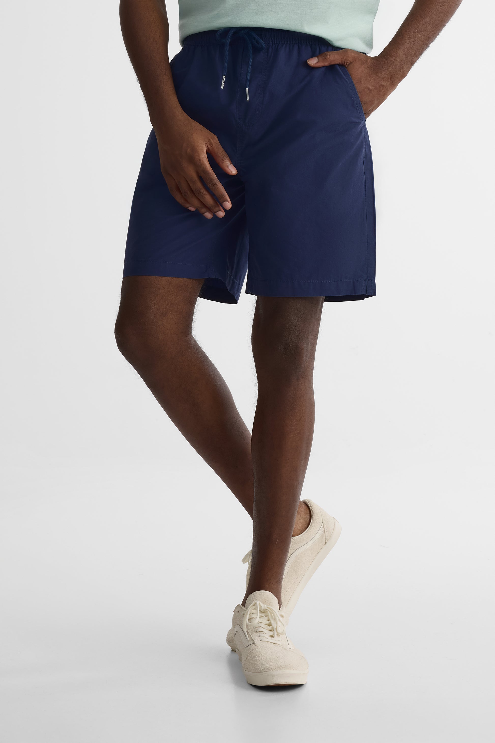 Short élastique à cordon - Jeune homme && MARIN