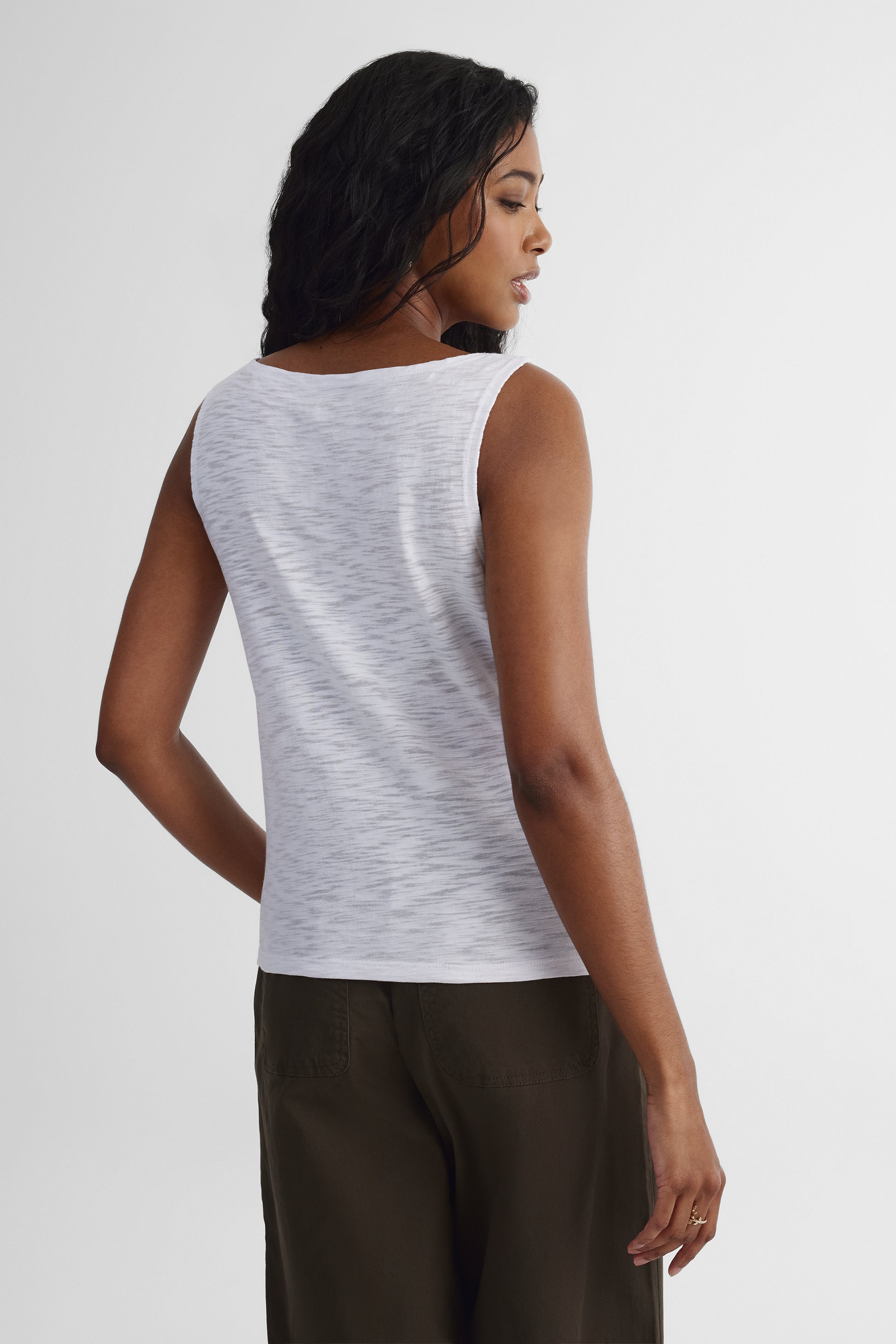 T-shirt à manches courtes - Femme && BLANC