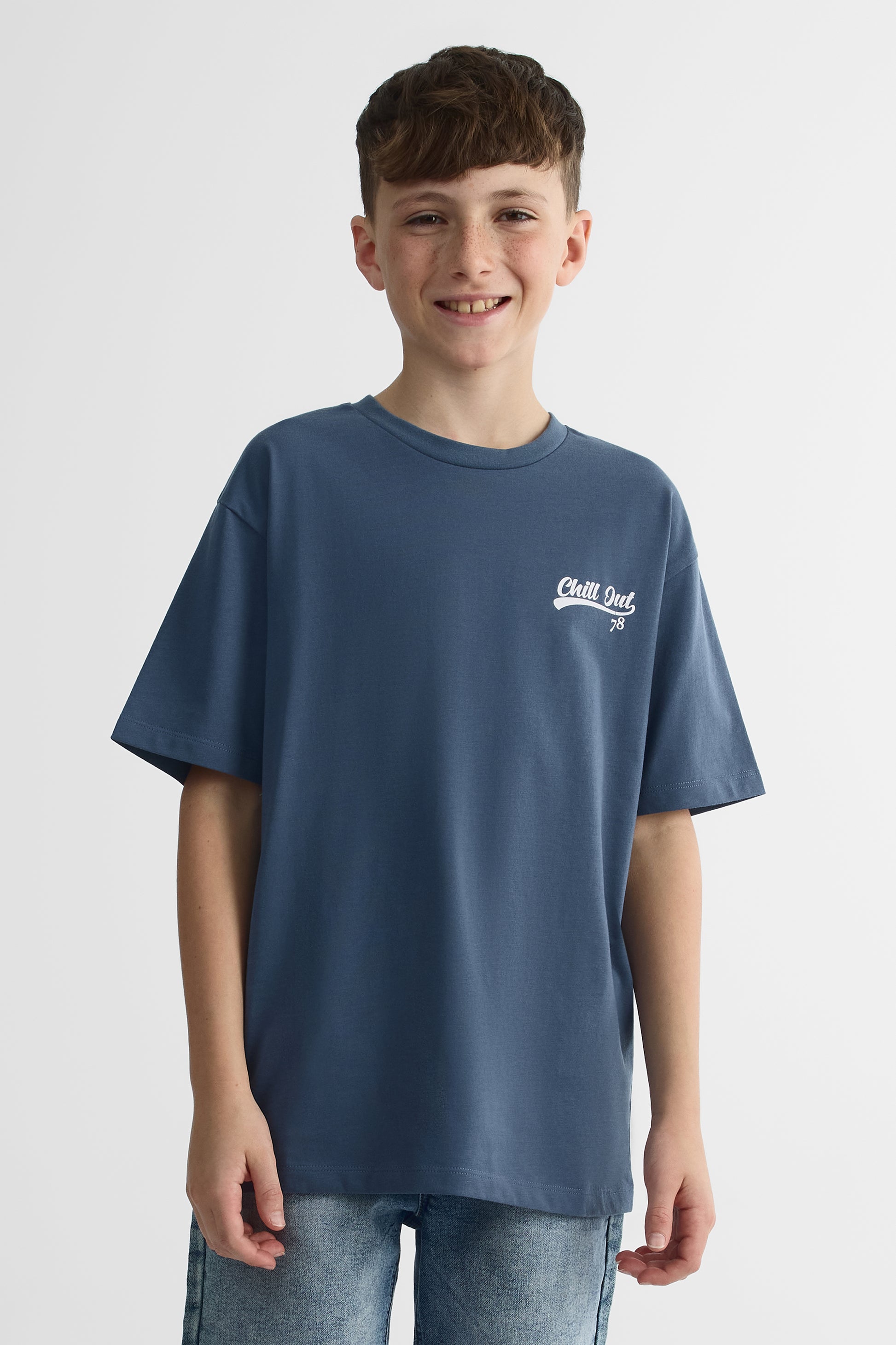 T-shirt à manches courtes - Ado garçon && INDIGO