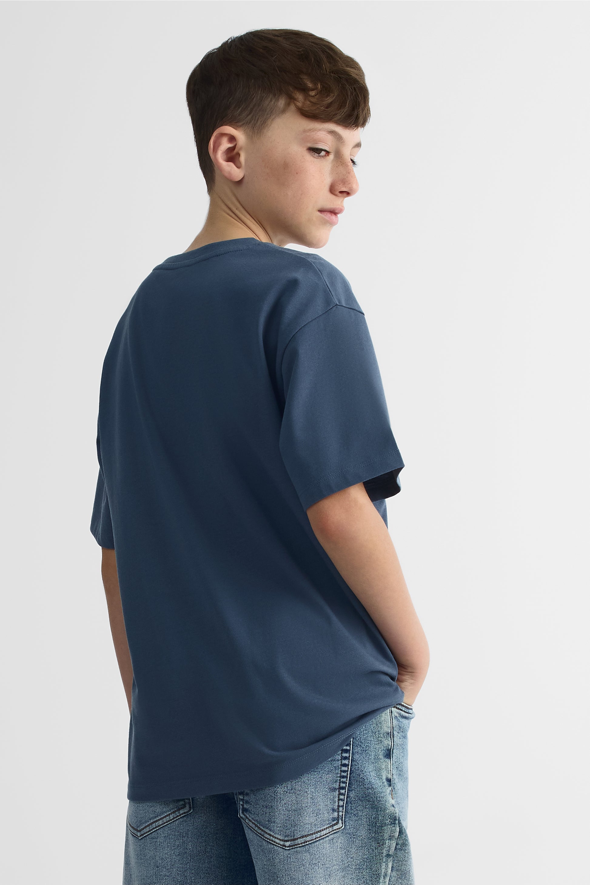 T-shirt à manches courtes - Ado garçon && INDIGO