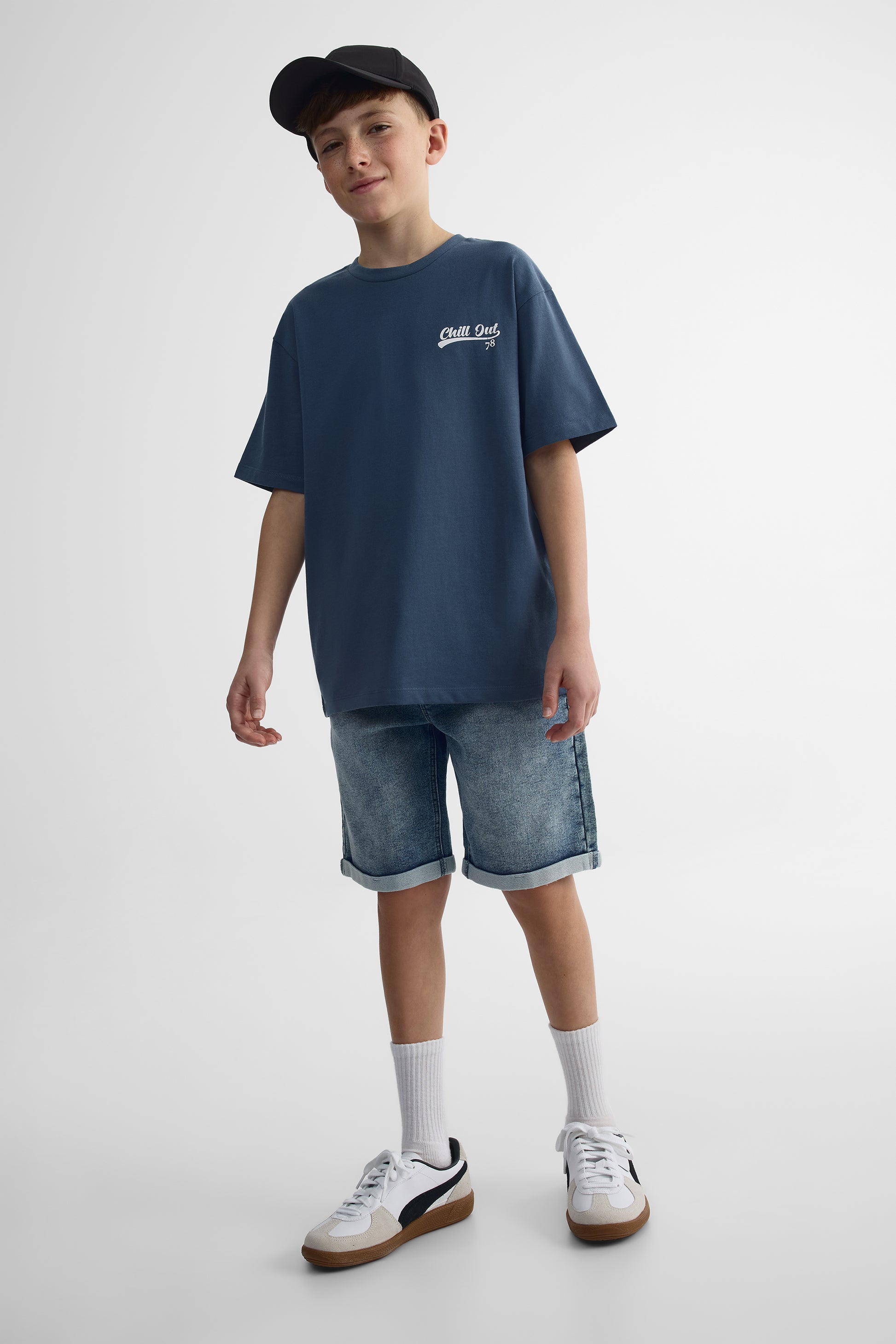 T-shirt à manches courtes - Ado garçon && INDIGO